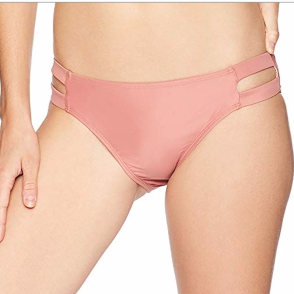 Blush Double Strap Hipster Bikini Bottom Sz XL NWT - Picture 2 of 4